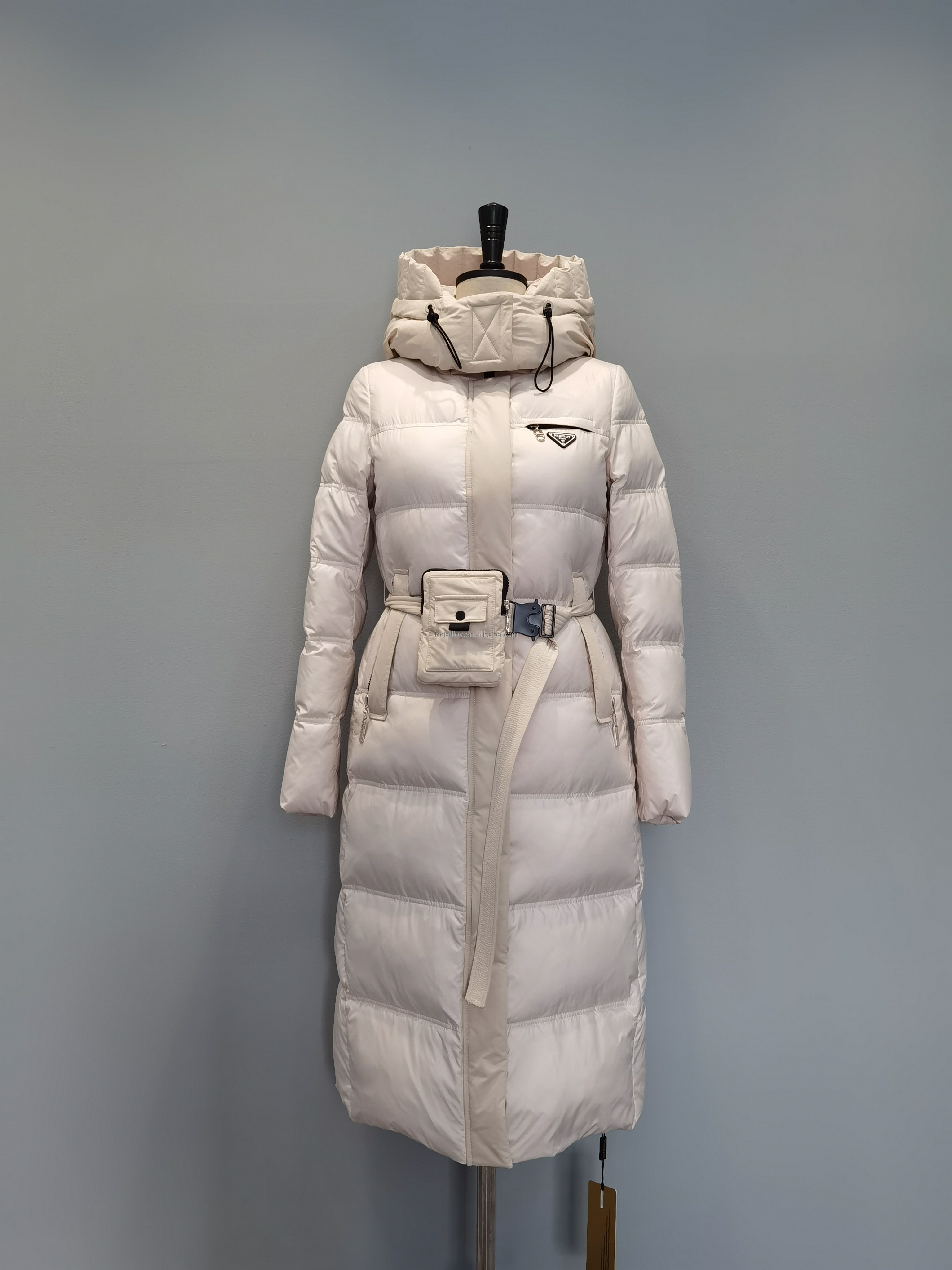 FODARLLOY Ladies Warm Hooded Cotton-padded Clothes Slim Long Down Winter Jackets Women Coats Woman Coat F23199