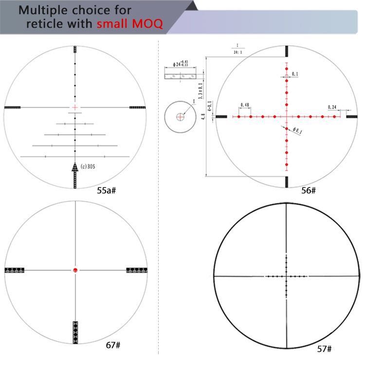 ED Glass Military Long Range Scopes Adjustable Long Range Precision Scopes
