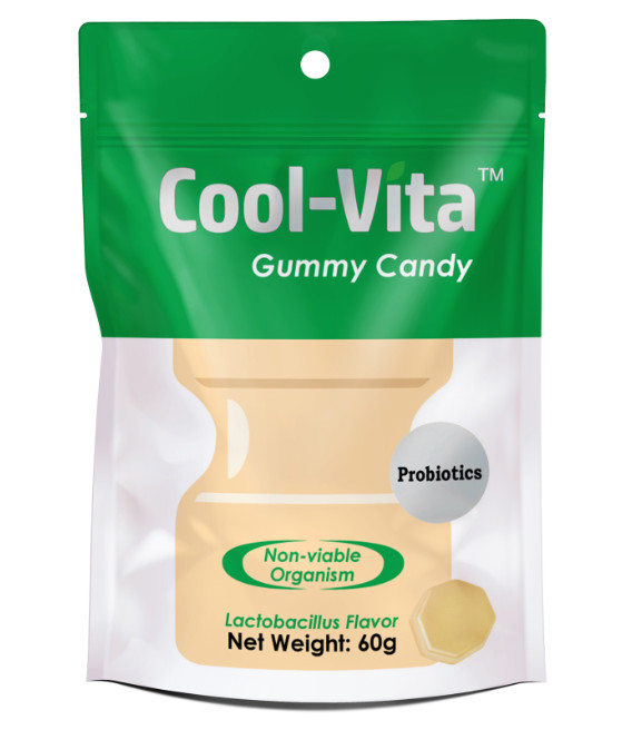 Probiotics Pectin Gummy Candy Hexagon Shaped Promotes Cell Division