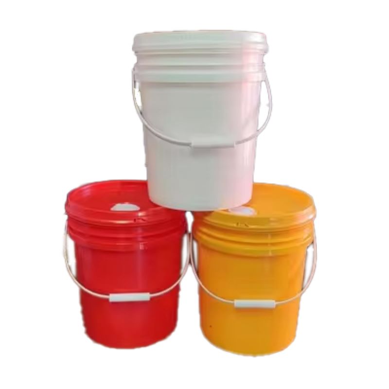 Drink 500ml 1L 2L 3L 5L White Plastic Buckets with Heat Transfer and Silk Screen Print