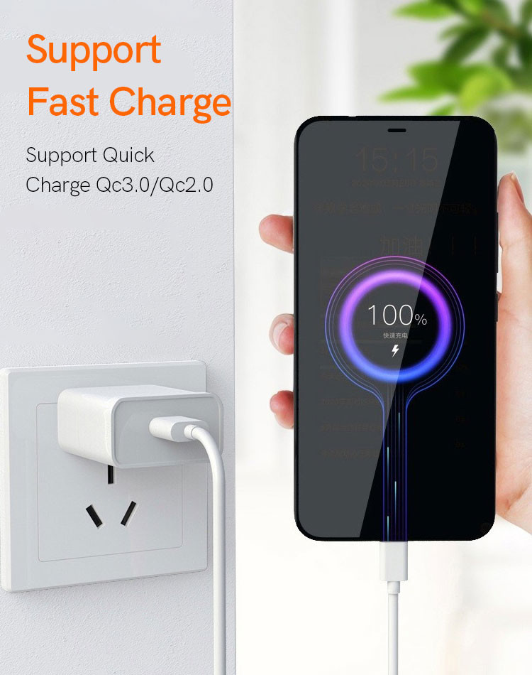 OD 3.5mm Micro USB Charging Cord Fast Charging Micro USB Cable 34g