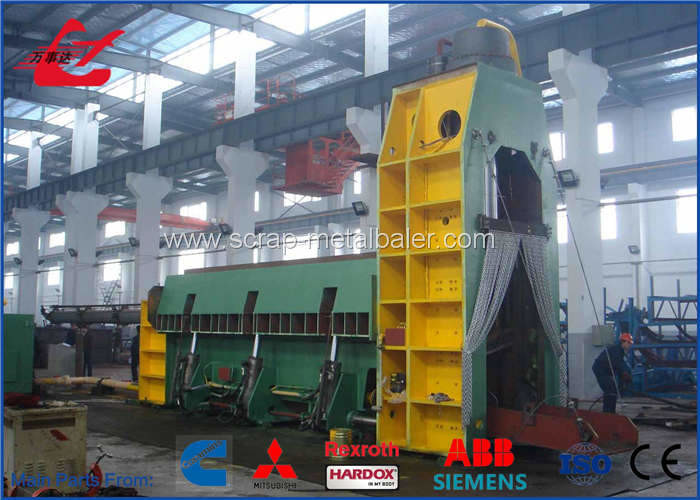 630 Ton Hydraulic Metal Waste Car Shear Press Machine 15-20Ton/H