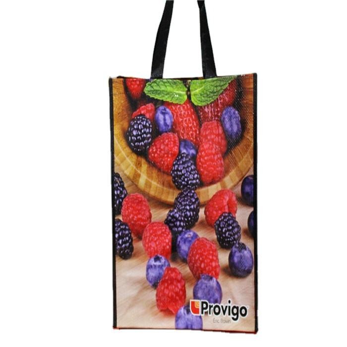 Custom Printed Laminated PP Woven Bag Shopping Bag with Soft Loop