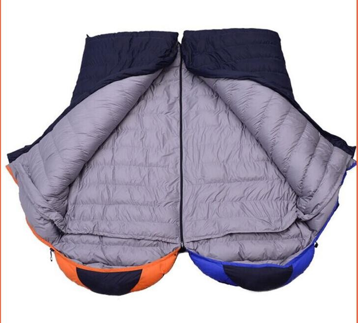 White Goose Down Sleeping Bag 4 Season For Outdoor Camping