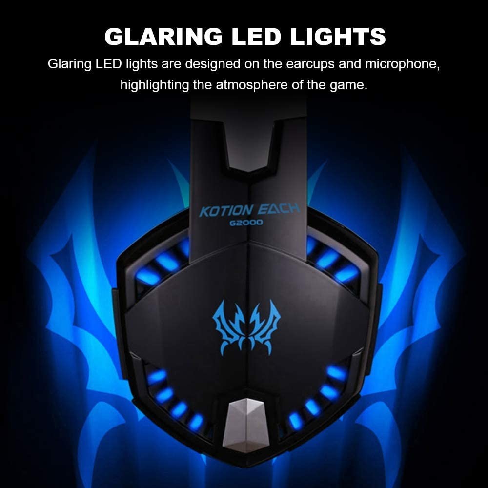 Kotion Each G2000 50mm 2.2kohm 2.2m Stereo Gaming Headset