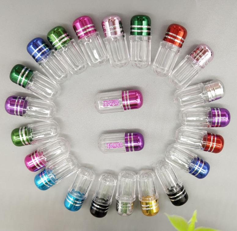 Pink 2g Empty Capsule Bottle Pill Packaging Bottle