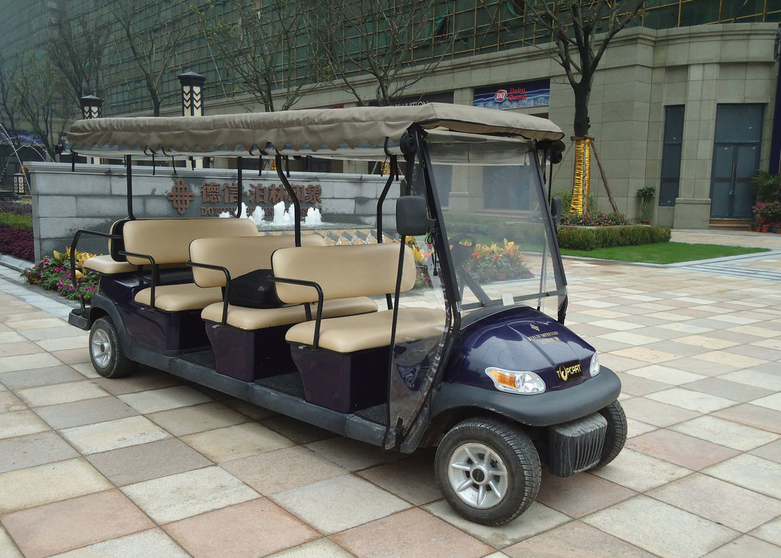 Battery Powered Multi Passenger Golf Carts , 11 Seater City Sightseeing Bus