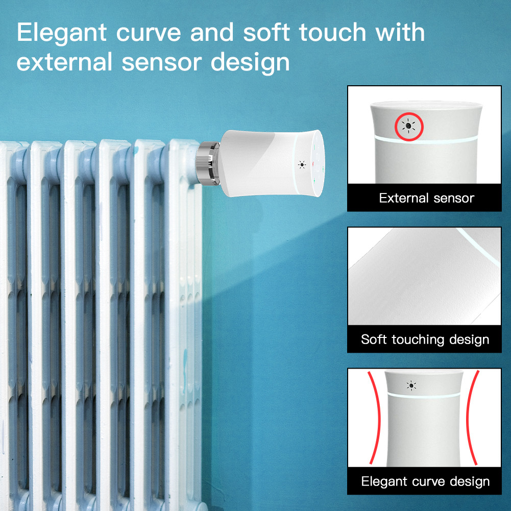 Wifi Thermostat Radiator Zigbee 3.0 Tuya Wifi TRV Radiator Valve Thermostat