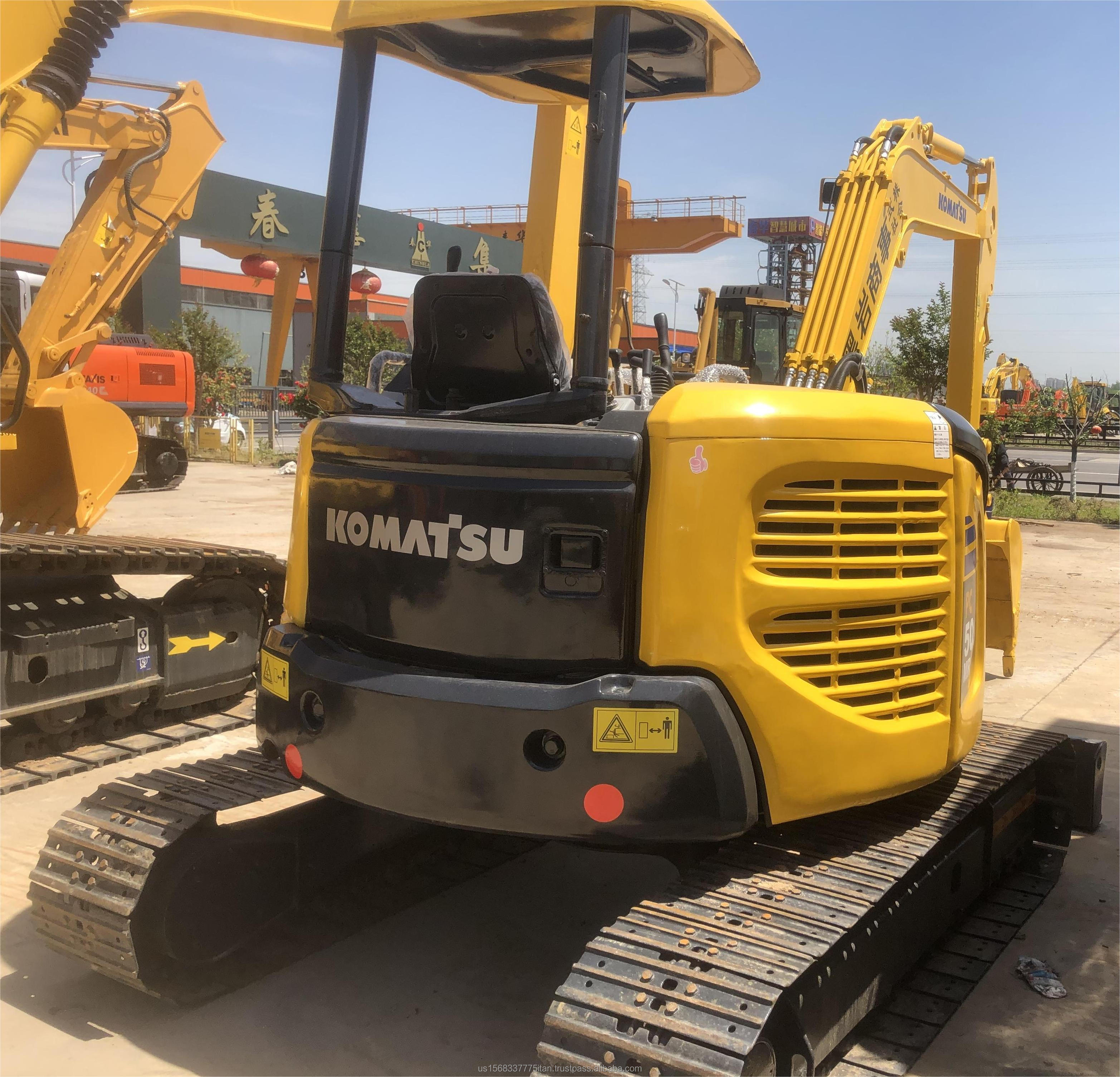 Komatsu PC50 Used Excavator Without Pilothouse Crawler Hydraulic 6TON Operating Weight