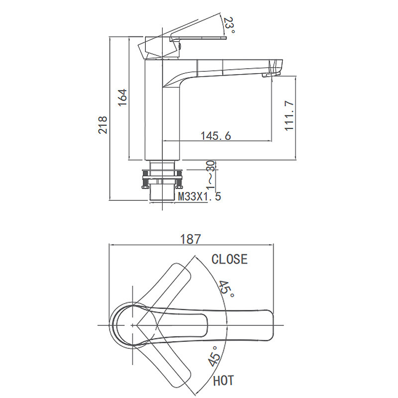 Basin Taps Washroom Lavatory Chrome Water Mixer Tap Bathroom Wash Basin Faucet Manufacturer