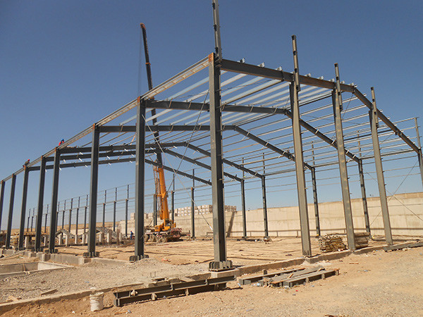 Bending Welding Decoiling Steel Structure Building Warehouse Workshop