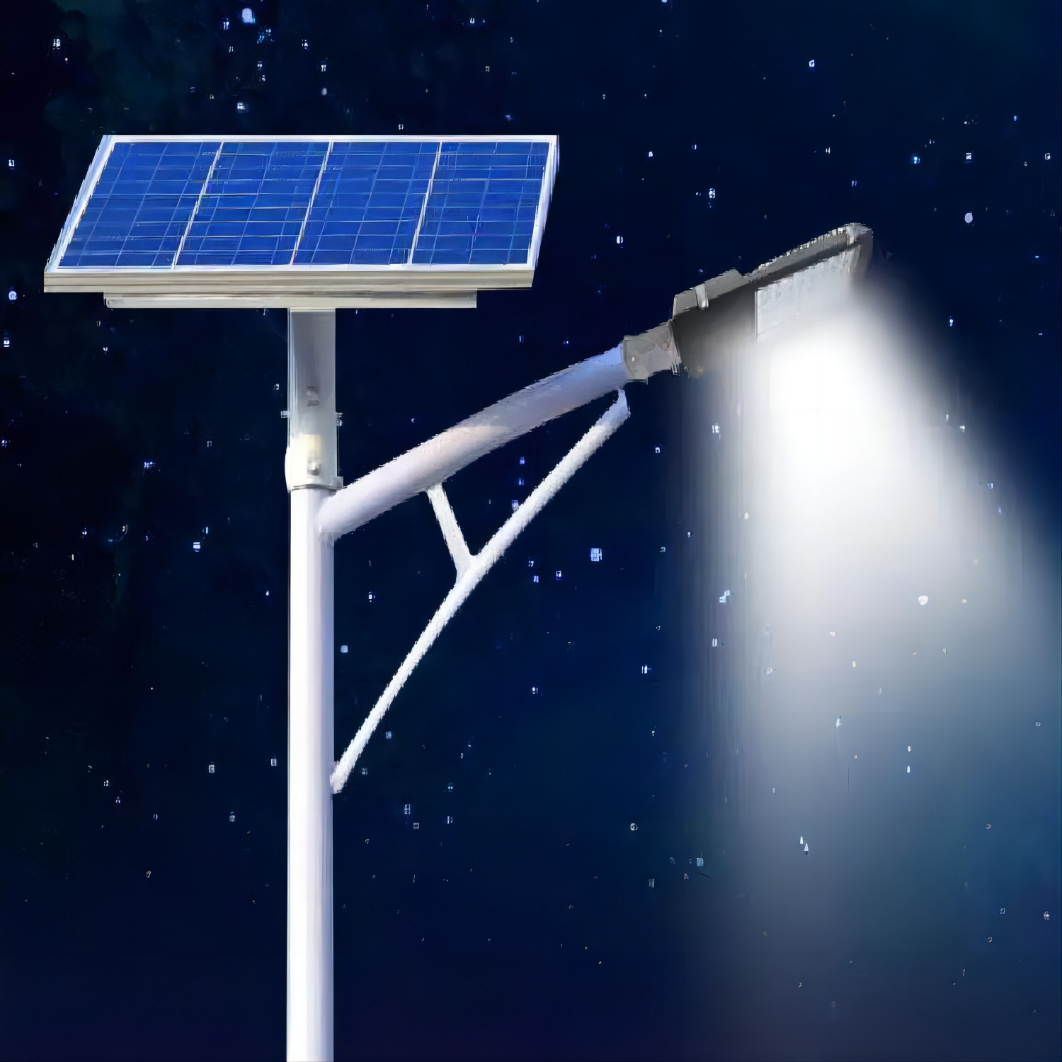 14000lm lamp efficiency Pollution Free Led street light Solar led Street Lights No Manual Operation