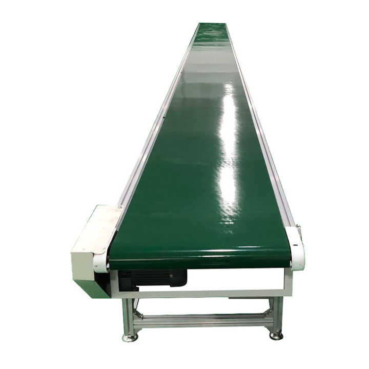 3 Layers PVC Belt 5000mm Length Green Light Conveyor Belt Weather Resistant For Food Industry