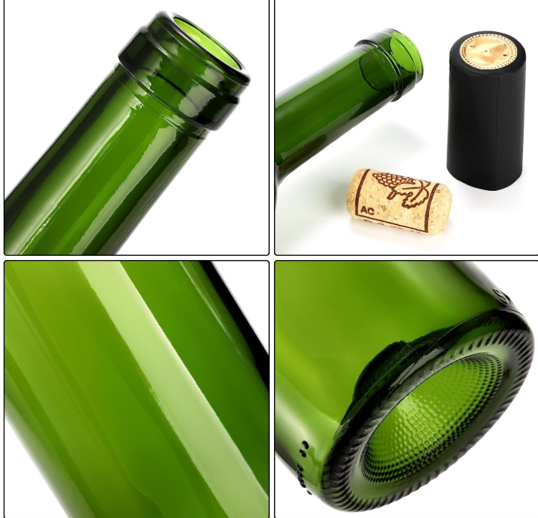 100ml 250ml Tall Thin Cylindrical Olive Oil Bottle with Cork in Clear Food Grade Glass