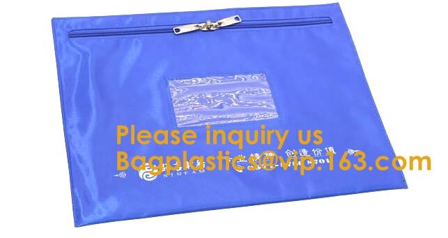 Locking Security Money Bag Cash Bank Deposit Bag with Two Keys Bank Security Deposit Bags Cash Bag With Locking bagease