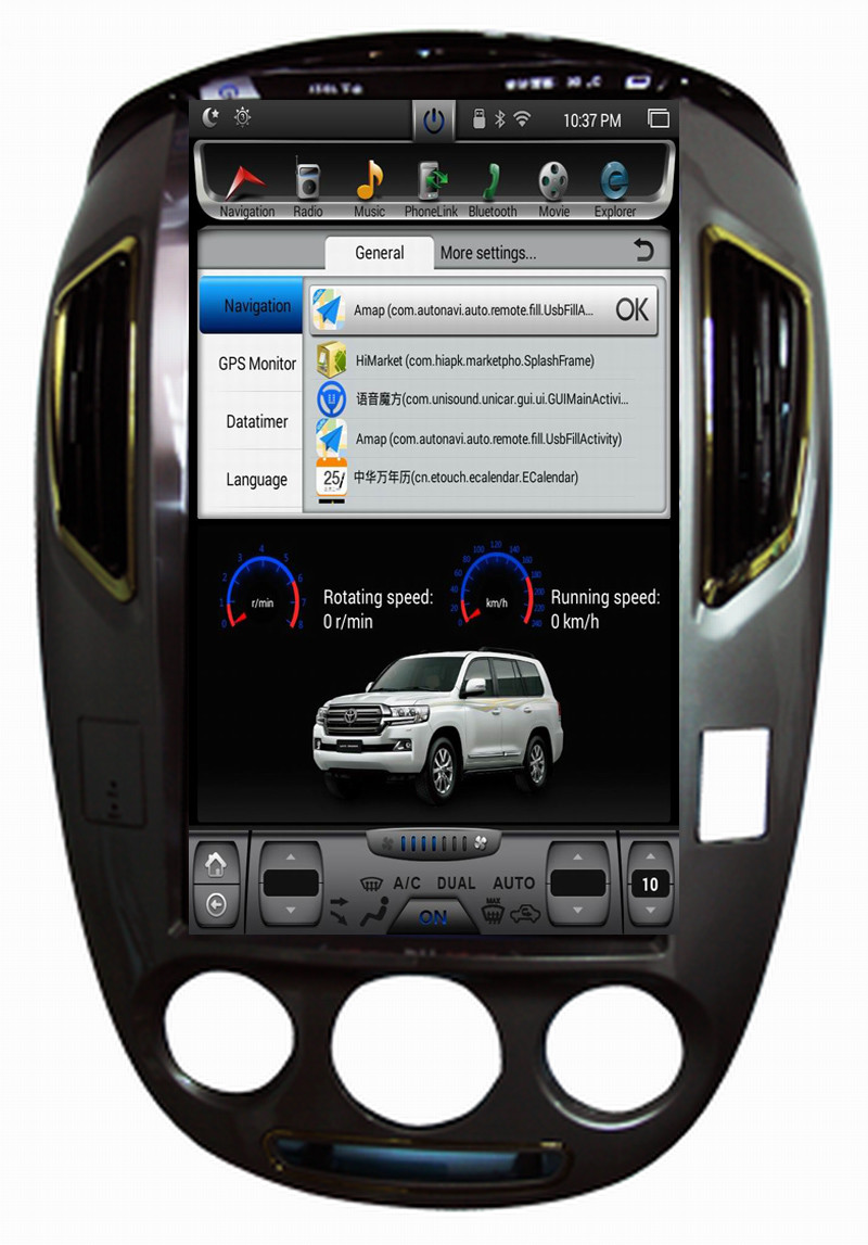 Ouchuangbo 14 inch digital screen dvd for Buick Excelle 2009-2014 with radio dual zone reverse camera androi 6.0 system