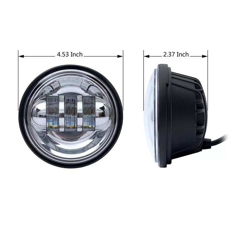 IP67 4.5 Inch Cree LED Passing Light LED Fog Lamps For Motorcycles Auxiliary Light