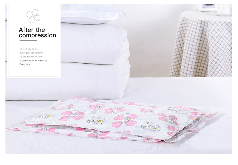 Room Space Selection Support Clear Vacuum Sealing Bags for Comforters Blankets and Clothes