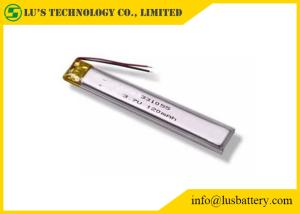 Buy cheap 3.7v 120mah Rechargeable Lithium Polymer Battery LP331055 Silver Color product