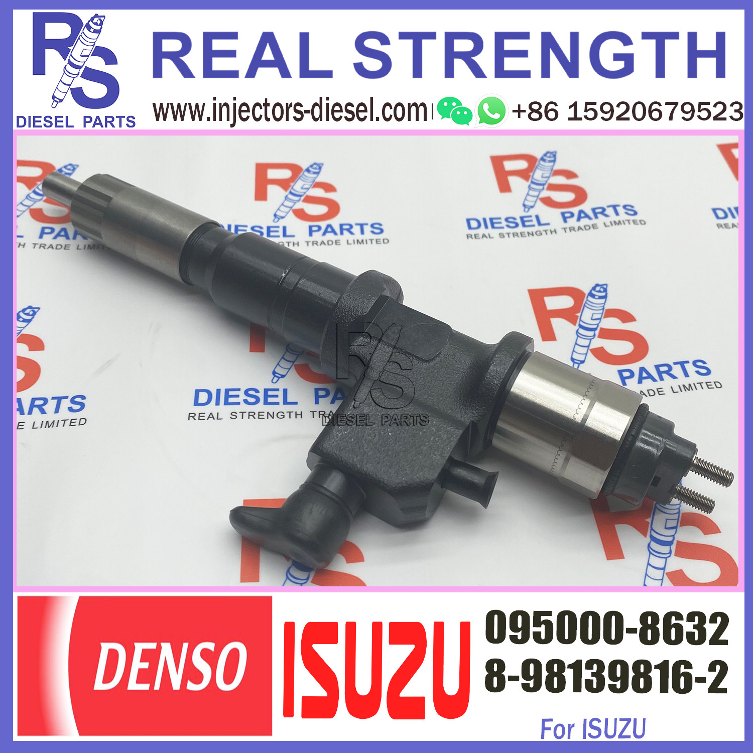 Diesel engine Common Rail Fuel Injector 095000-8630 095000-8631 095000-8632 For ISU-ZU 8-98139816-0 8-98139816-1 8-98139