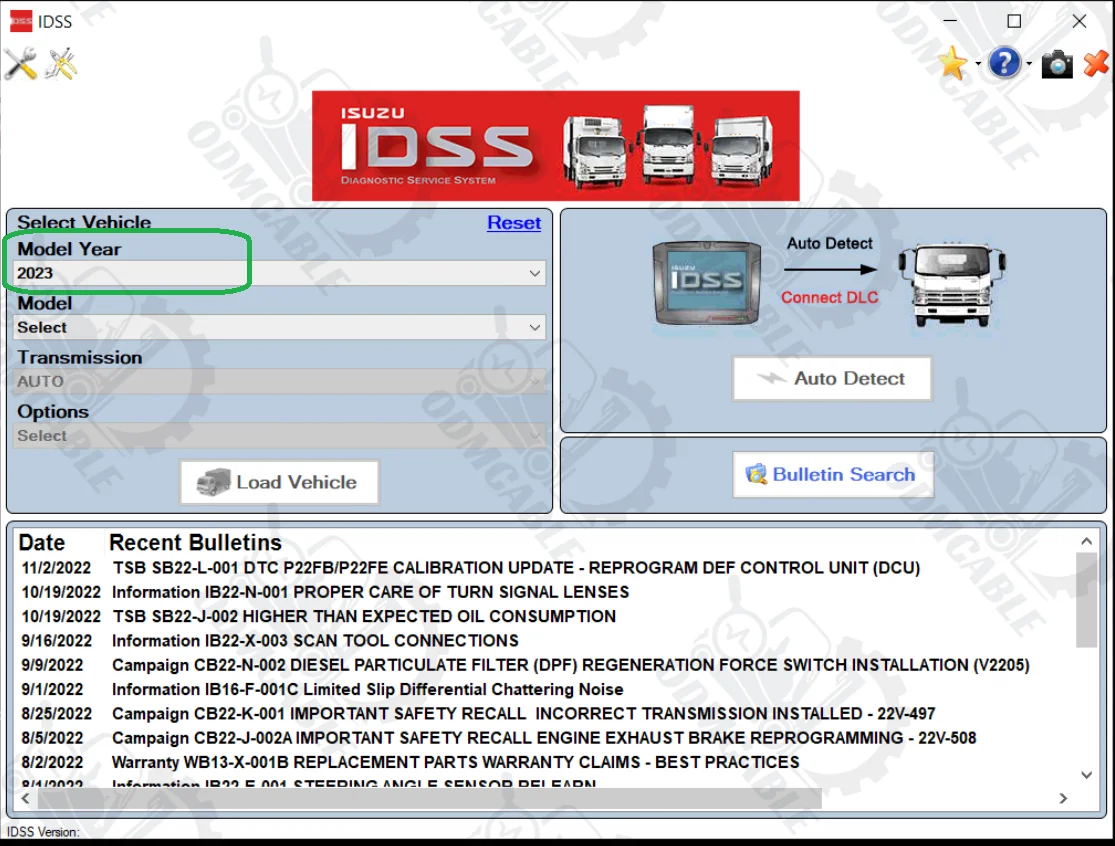 Truck Excavator For ISUZU IDSS III Diesel Engine Diagnostic Tool G-IDSS E-IDSS ISUZU Commercial Vehicles EURO6/EURO5