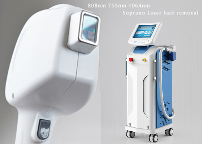 Stationary 12*20mm 10 Bars Diode Laser Hair Removal Machine