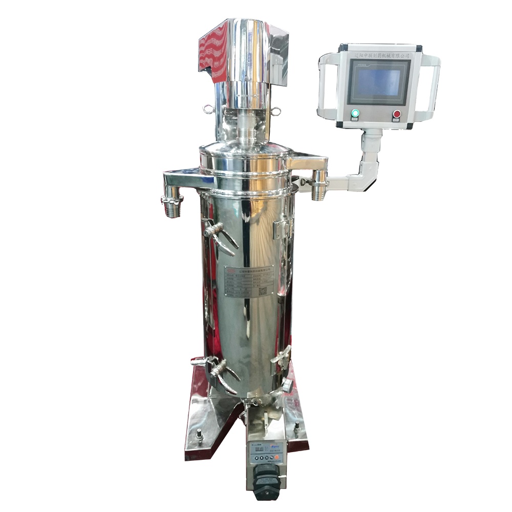 500*400*1200mm Size Tubular Bowl Centrifuge for Chemical Machinery Equipment 500L/h