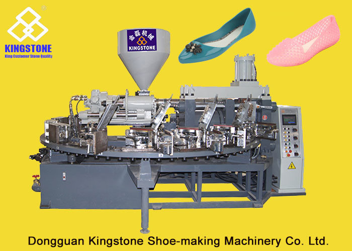 PLC Control Plastic Shoes Making Machine For Short lady's Fashion Boots / Slipper / Sandals