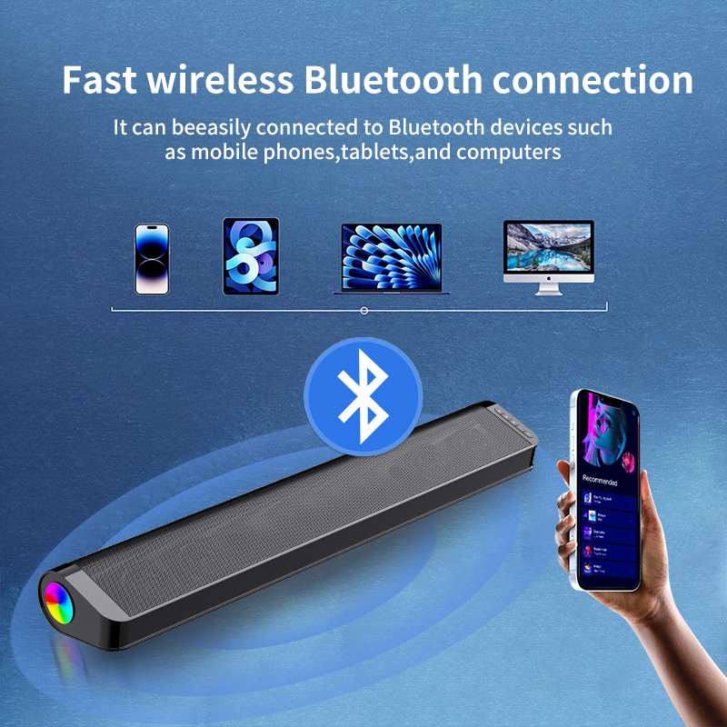 TV Sound Bar Home Theater System with Bluetooth Speaker and Super Bass Sound Surround