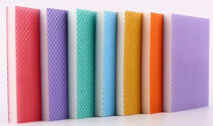 S66 Rhombus Abrasive Sanding Sponge Aluminum Oxide Diamond Double Face Washable