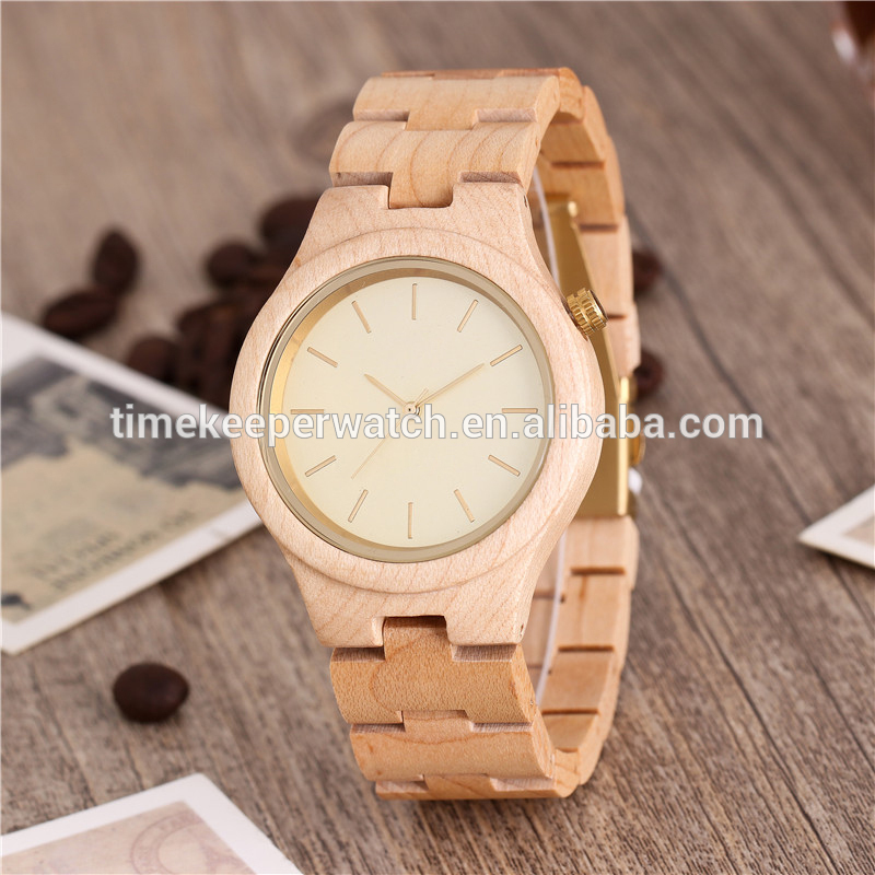 Aliexpress hot selling quartz movement watch Made out of red sandal watch timekeeper wood watch for men