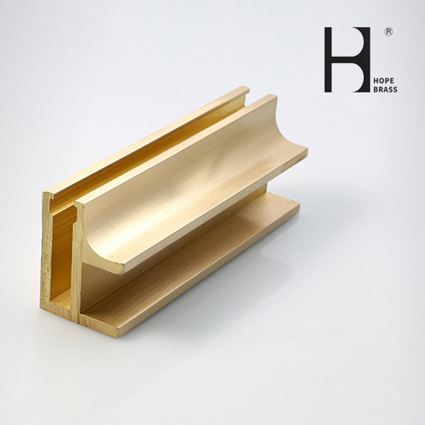 Extruded Profiles Copper With Special Shapes Brass Extrusions Copper Alloy Extrusion Profiles Brass Customized Profiles