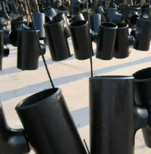Straight GR55 Carbon Steel Pipe Tee Fitting Pure Seamless WRAS For Gas Oil