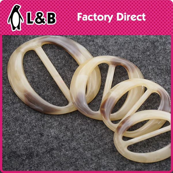 popular sequins various plastic/resin toggles resin buckle for coat belt