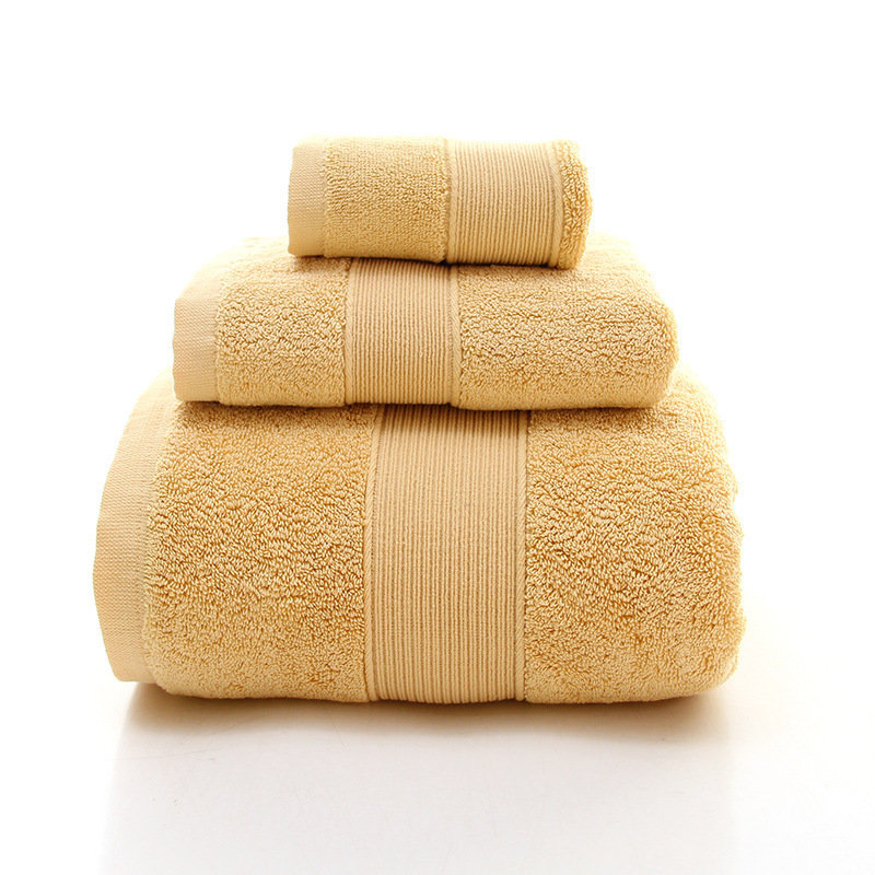 Solid Color Bath Towel Soft Eco-Friendly and Customized Hand Towel in 7 Vibrant Shades