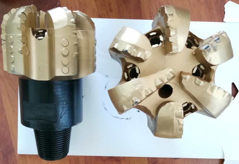 5.5 Inch Rock Drill Polycrystalline Diamond Compact Bits For Geothermal Well Drilling