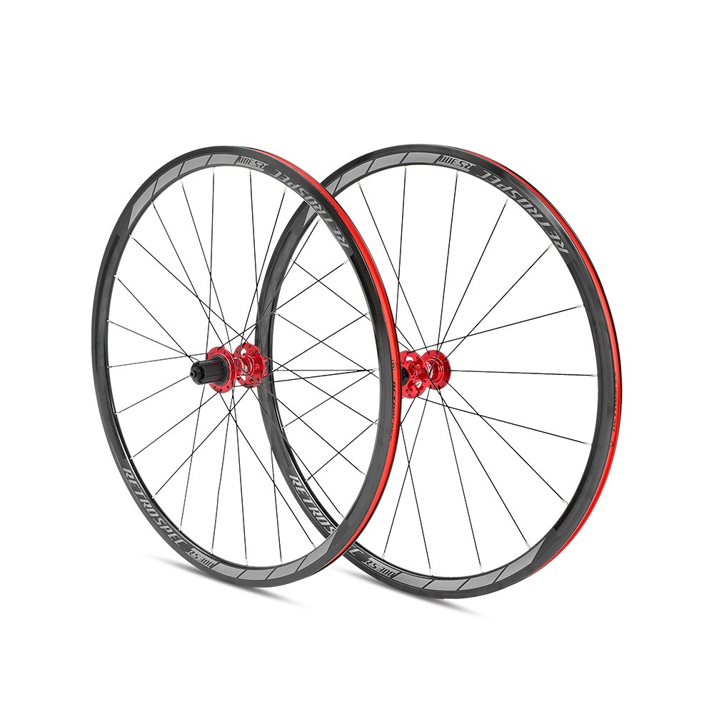 OEM Four Axle Alloy Road Bike Wheels , Aluminum Wheelset 700C Quick Release