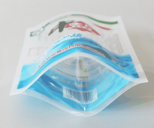 Custom Printed Recyclable Stand Up Pouch Food Small Window Salt Bag Package