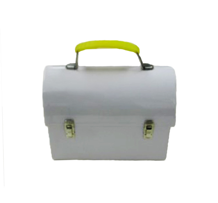 175*90*138hmm Handle Tin Box , Tin Tool Box Pantone Color Printing