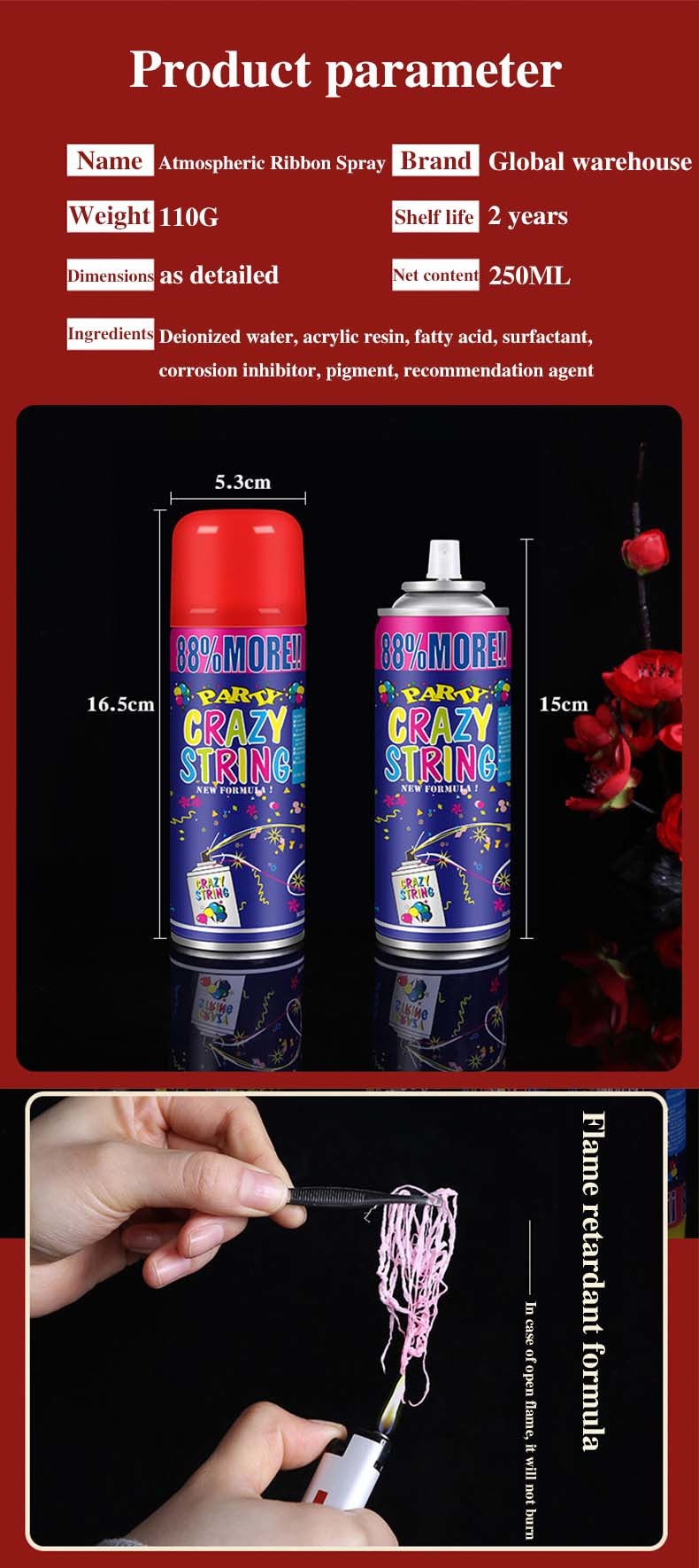 Free Sample Snow Spray Can Cheap Party Spray Celebration Essentials Confetti Paper Shreds