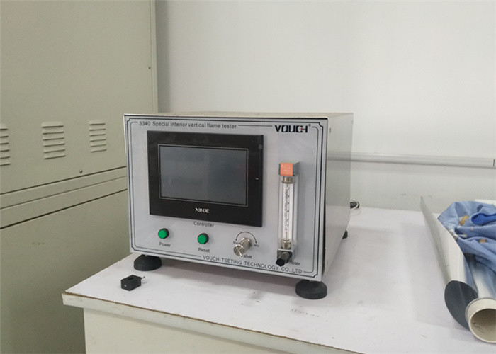 220V AC 50HZ Vertical Flame Test Chamber , Flammability Test Chamber CNC Bending Laser Cutting