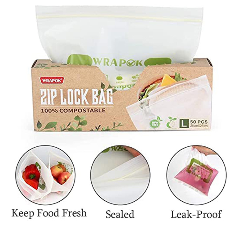 11 X 10.6 Inch 2.17mils Thick Sandwich Storage Bag Kitchen Freezer Use