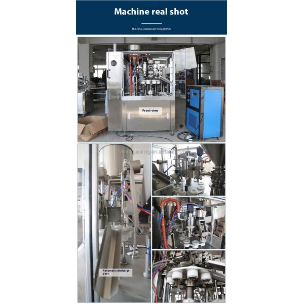High Speed Automatic Ultrasonic Soft Tube Filling and Sealing Machine Cheap Price Cosmetic Plastic Tube Packaging Solution