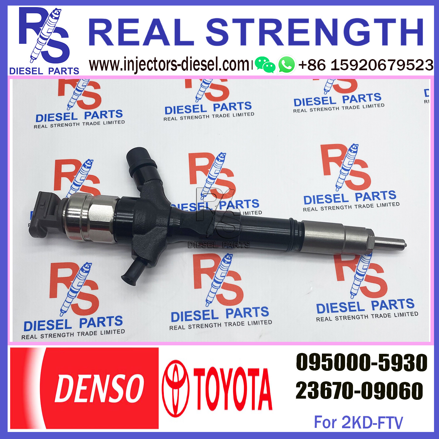 Common Rail Fuel Injector 095000-5930 095000-5931 for TOYOTA Common Rail 23670-0L010 23670-09060