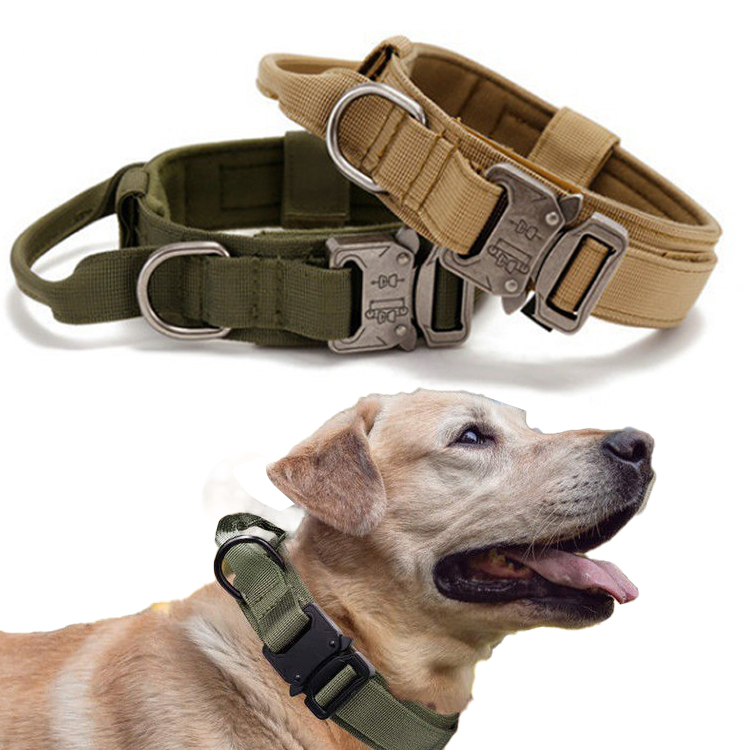 Black Sustainable Nylon Leashes OEM ODM Training Leashes For Puppies