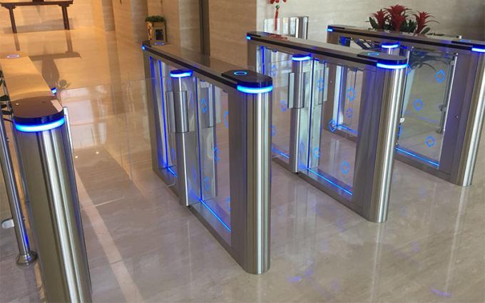 Aesthetical design high speed  security turnstile barrier gate for office building entrance 1