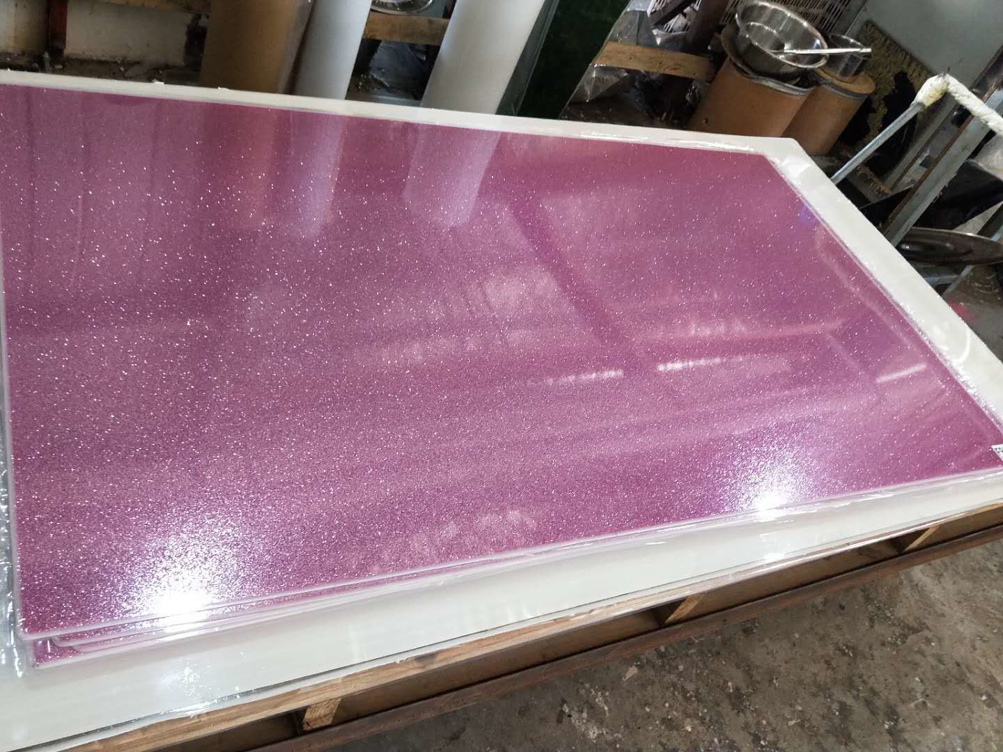 Decorative Shiny Glitter Acrylic Sheet 1050x1860mm 1220x2440mm