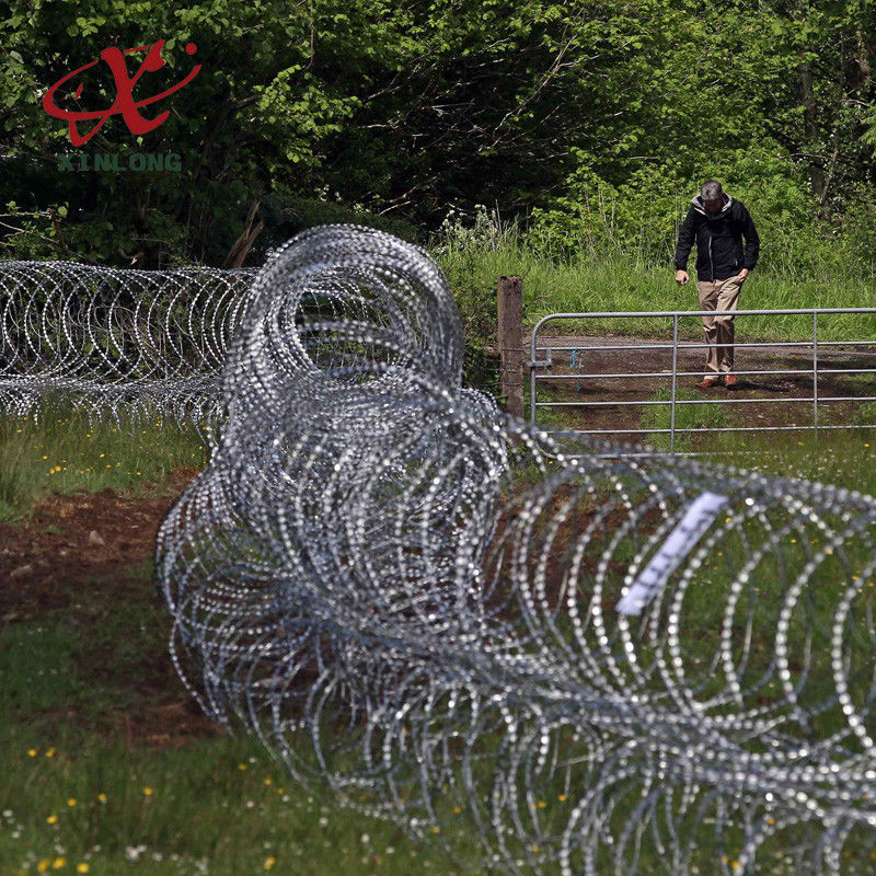 BTO CBT Razor Barbed Wire with Single / Double Coil For Airport