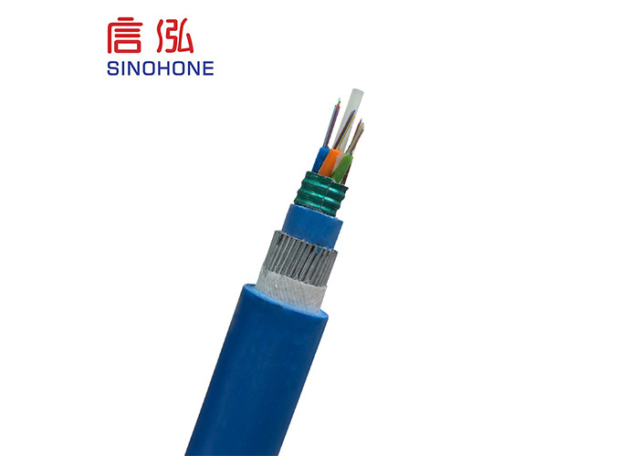 Underwater Armored Fiber Optic Cable With 4 12 24 48 72 144 288 Core G652 Fiber