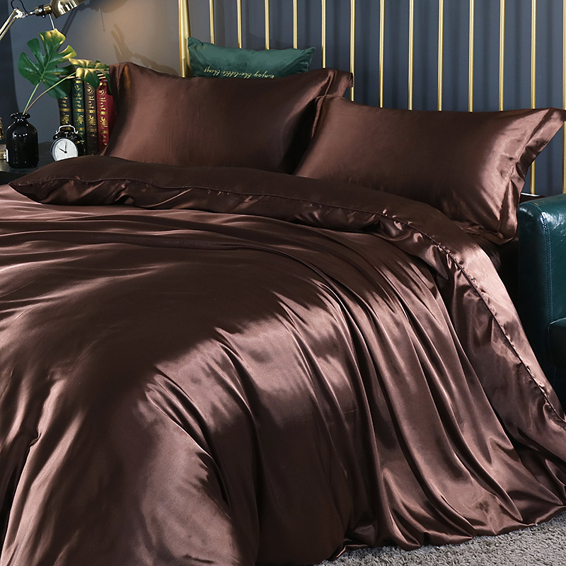 Home Textile Mulberry Silk Bed Sheets , Queen Size 20x30in Fitted Silk Bed Covers